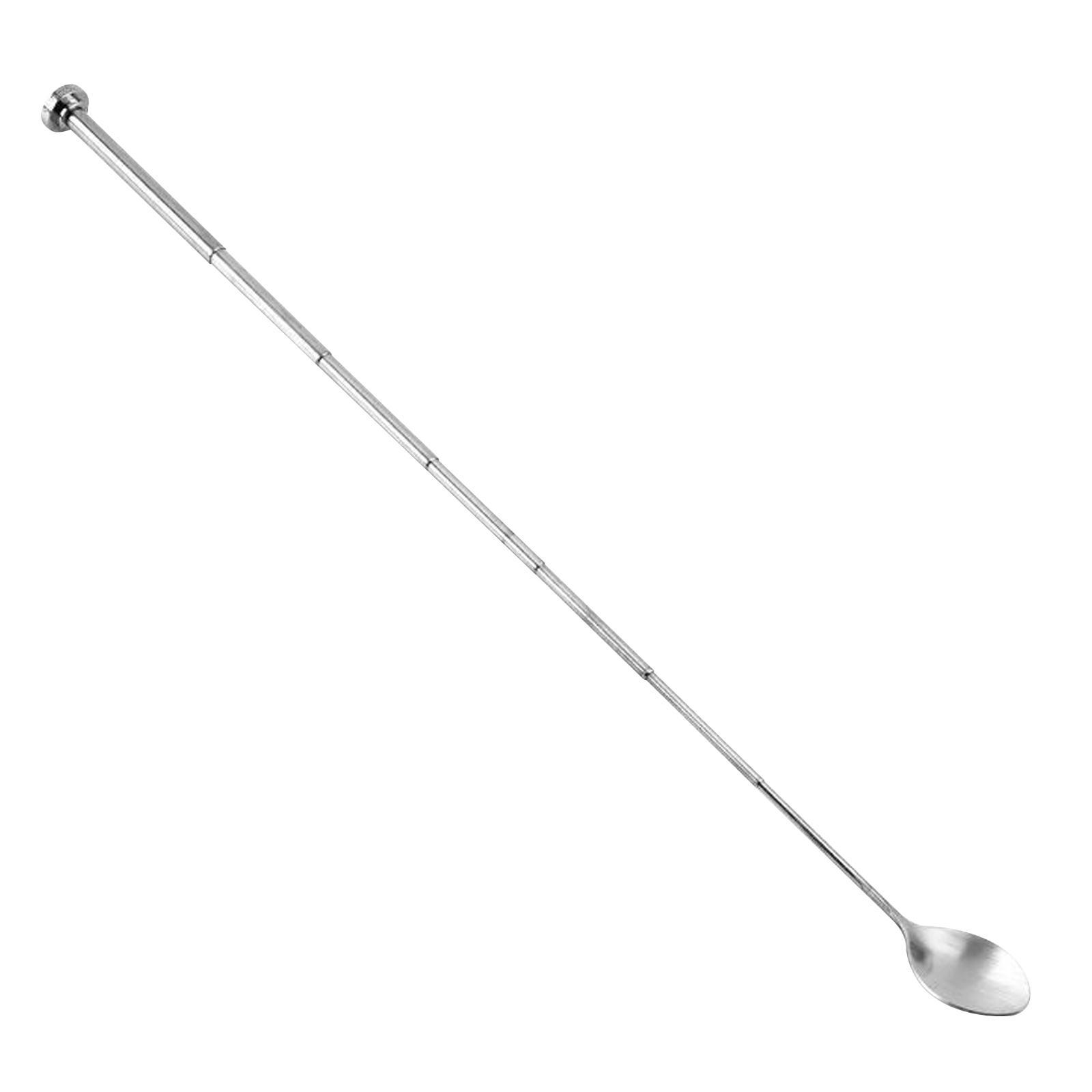 Retractable Stirring Spoon Mini Stirrer Rod Long Handle for Coffee Party