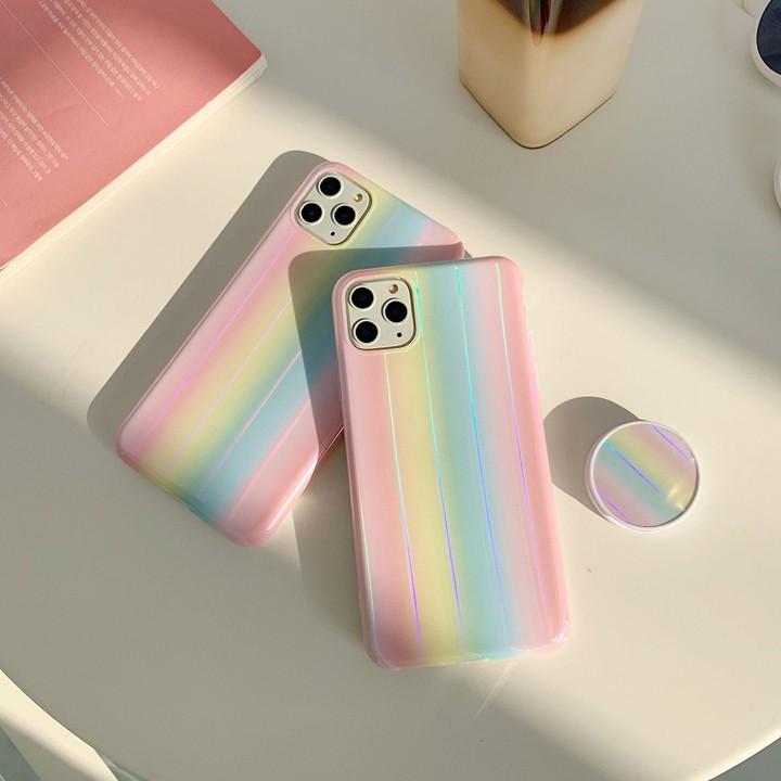 Ốp Lưng cho iPhone 6/6S/6Plus/6SPlus/7/8/7Plus/8Plus/X/XS/XR/XSMax/11/11Pro/11ProMax Sắc Màu - Mã TZAC255
