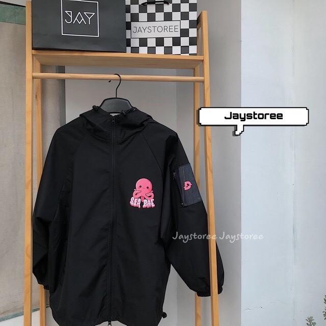 Áo khoác dù Chống Nắng cho nam nữ và cặp đôi In Hình Sea Bea, Jacket ulzzang 2 màu unisex