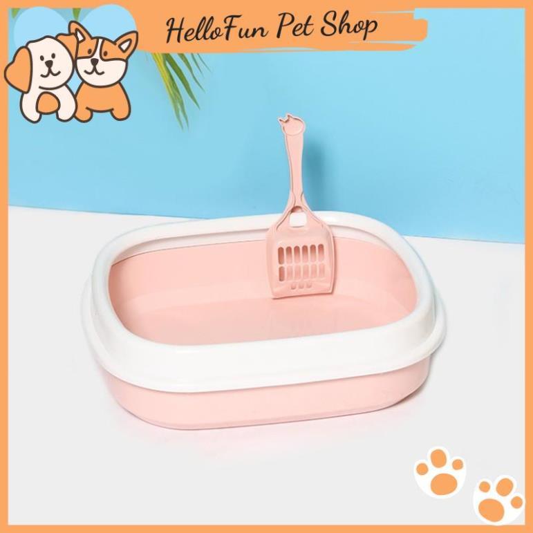 Khay vệ sinh cho thú cưng kích thước 46*38*13cm (Tặng kèm xẻng xúc cát