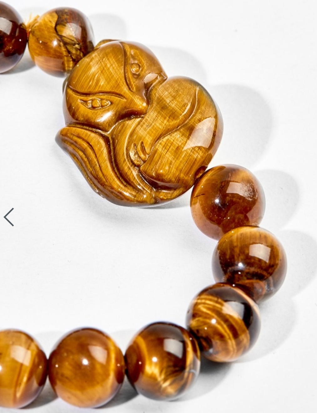 Vòng Tay Hồ Ly Đá Opal Mắt Hổ Nâu Vàng