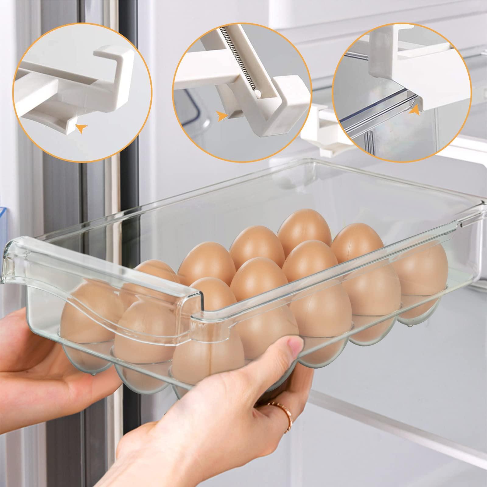 Hộp lưu trữ cho tủ lạnh, hộp lưu trữ trong suốt hộp cho ngăn ngăn kéo ngăn kéo tủ lạnh