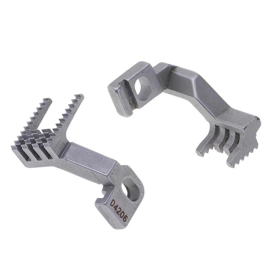 Durable Steel Feed Dogs Set for Industrial Overlock Lockstitch Machine