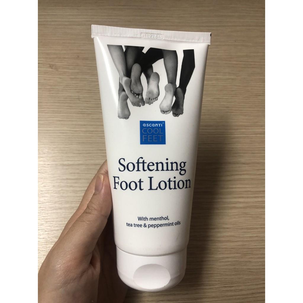 Kem dưỡng da chân khô nứt nẻ Escenti Softening Foot Lotion nhập khẩu từ Anh Quốc