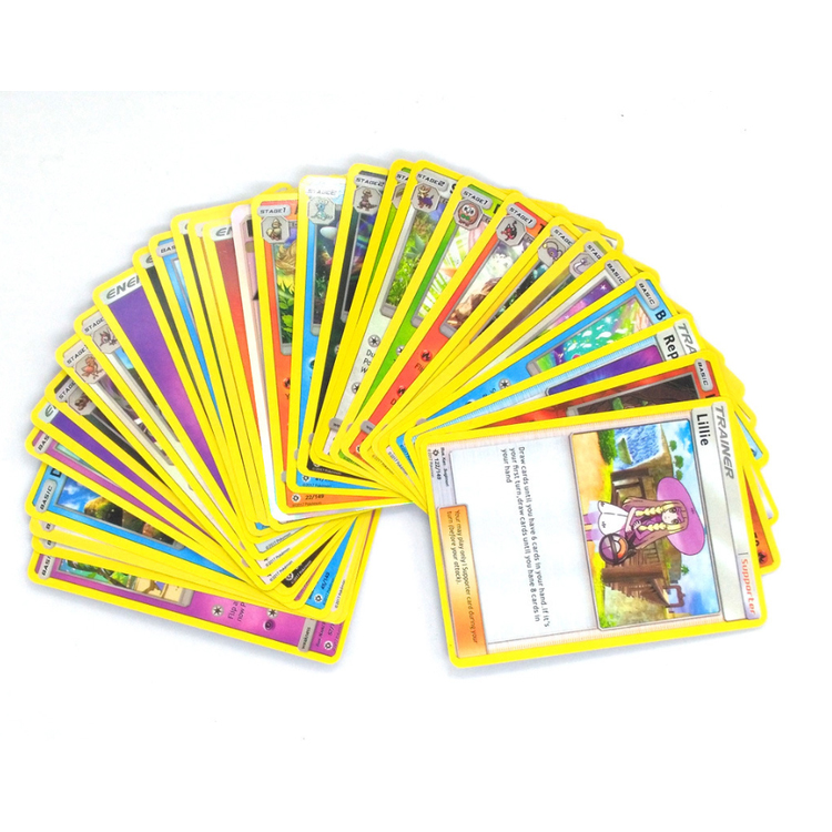 Bộ Thẻ Bài Pokemon 324 Thẻ Trading Card Game Sun&amp;Moon TCG Sưu Tập Cao Cấp