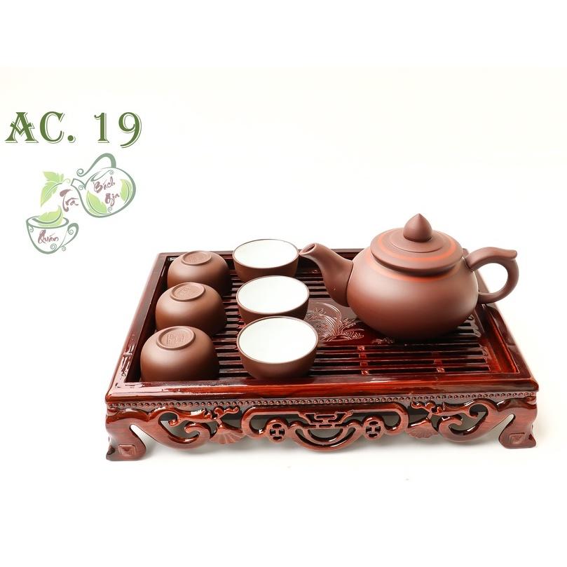 ẤM CHÉN TỬ SA BÁT TRÀNG Size To CAO CẤP KÈM KHAY