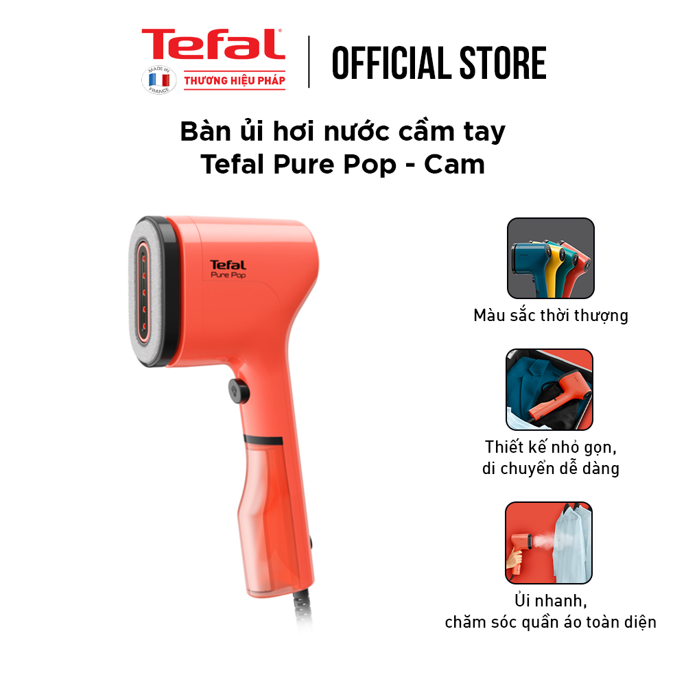 [SẢN PHẨM MỚI] Bàn ủi hơi nước cầm tay Tefal Pure Pop - [Hàng chính hãng