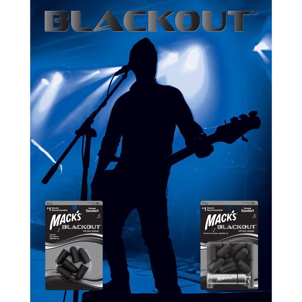 Hộp 7 đôi nút bịt tai chống ồn Mack’s Blackout dành cho âm nhạc
