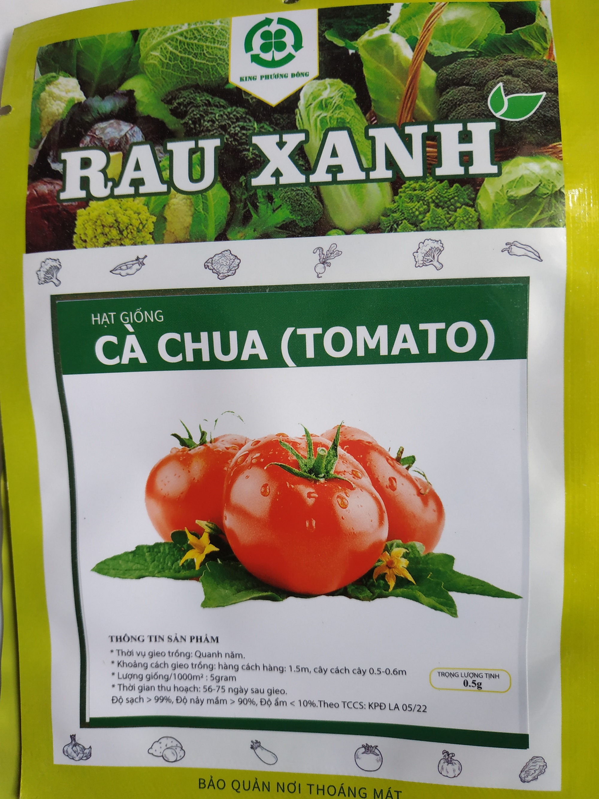 Hạt giống CÀ CHUA - gói 0.5 gram