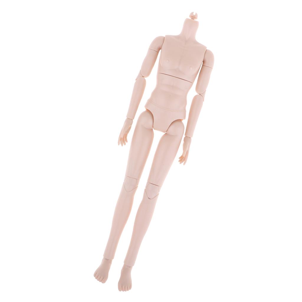 1/6 BJD Male Doll Body DIY Body Parts High Quality Plastic Toy