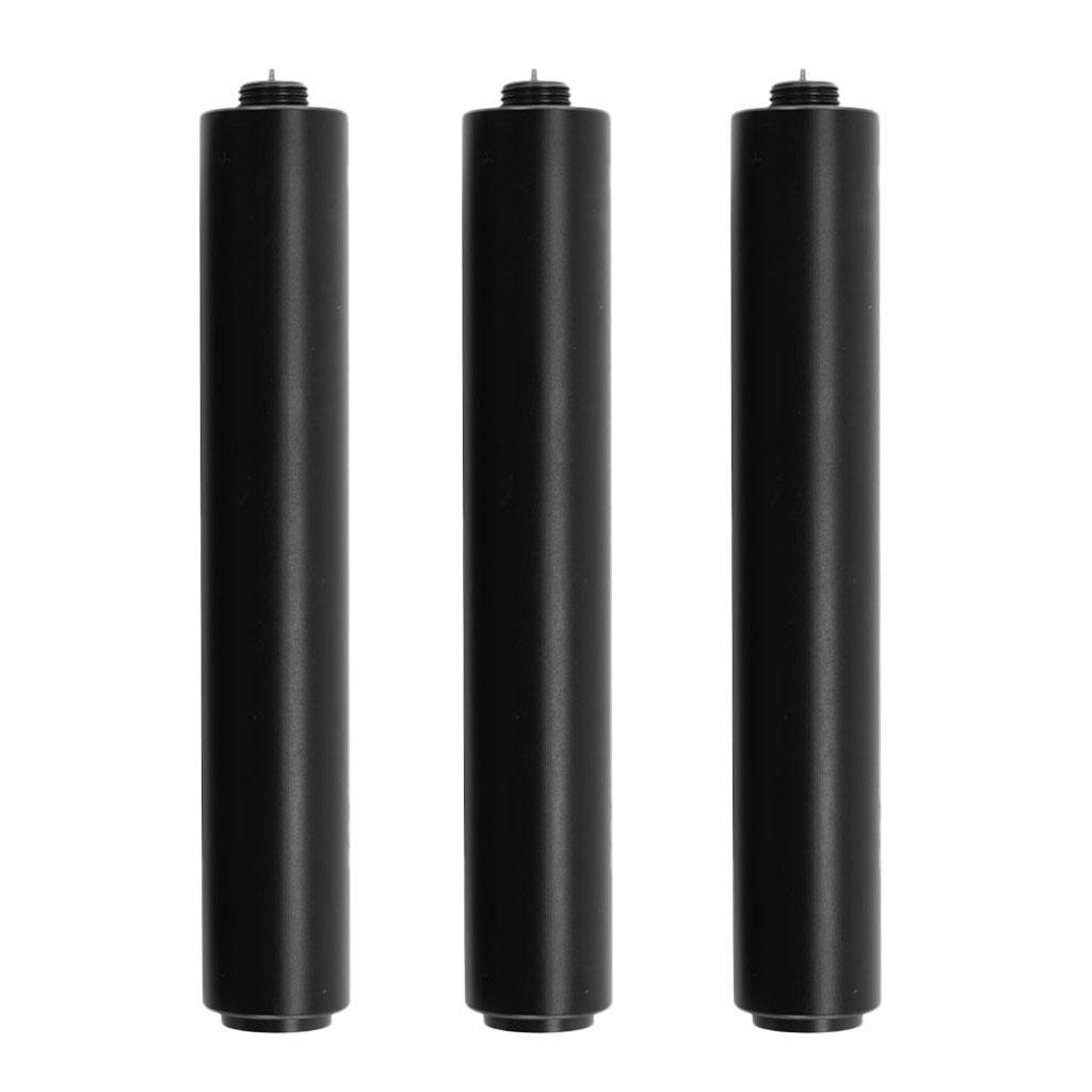 3x Professional Aluminum Cue Extension Extender for Cues