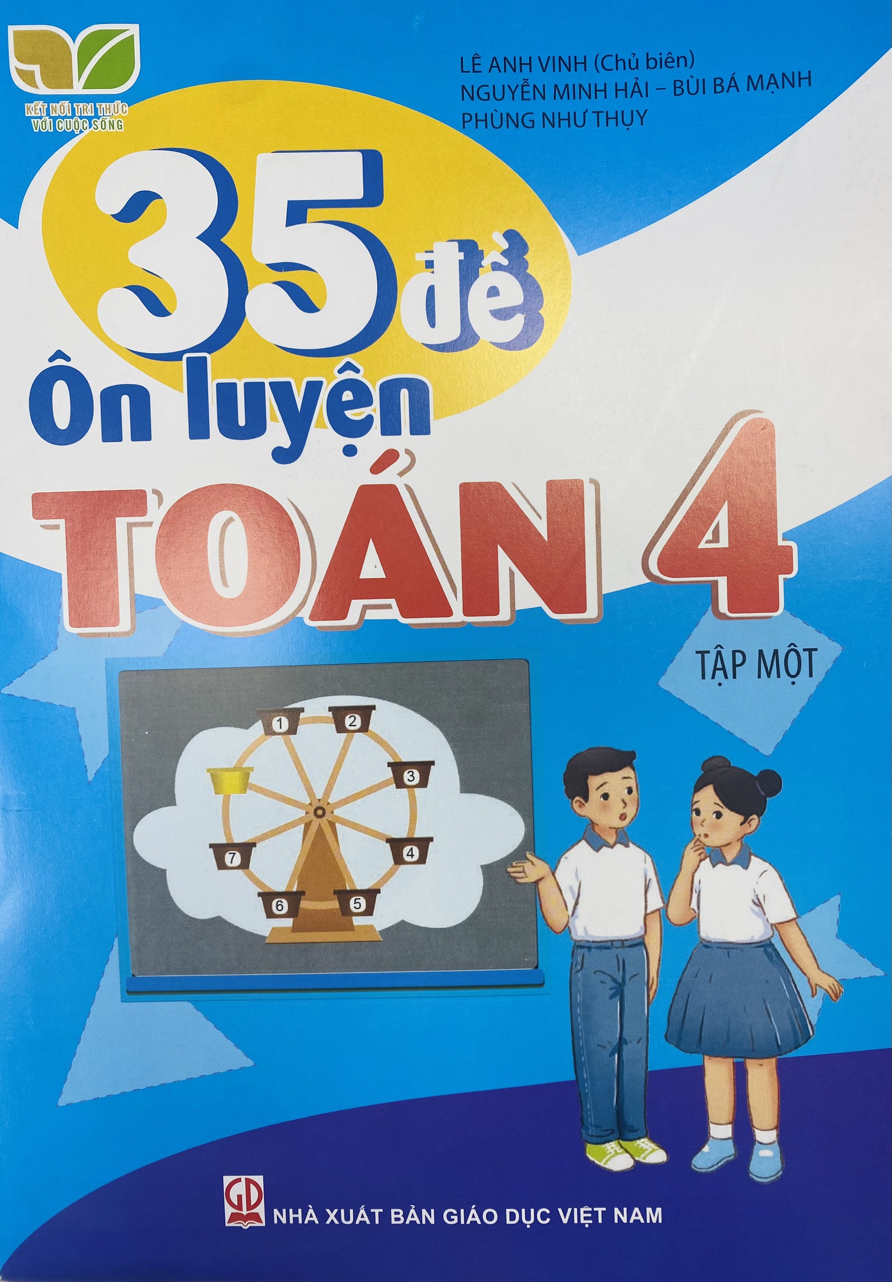 Combo 2 cuốn 35 đề ôn luyện Toán lớp 4 tập 1+2
