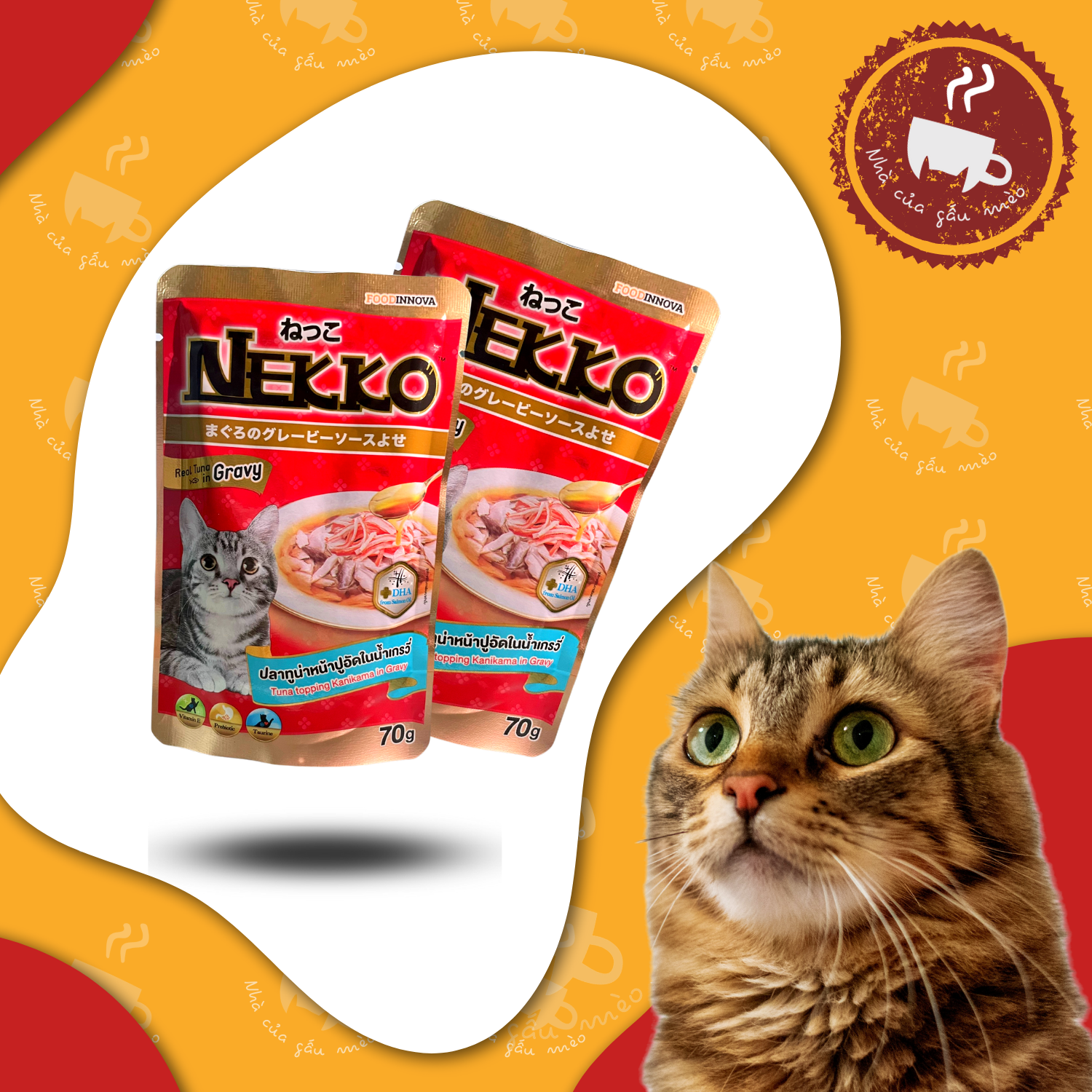 Pate cho mèo NEKKO GRAVY 70g