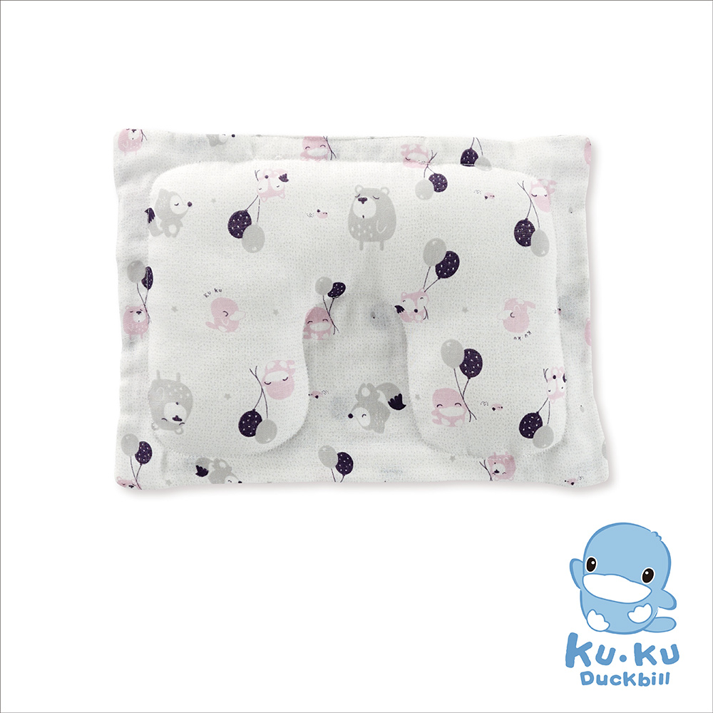 GỐI NẰM CHO BÉ TỪ SƠ SINH KUKU - size 27x21 cm ( KU2095/KU2096 )