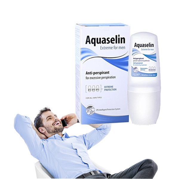 Lăn Nách Dành Cho Nam Aquaselin Extreme For Men Antiperspirant For Excessive Persp 50ml (Tặng Hồng Trà Sữa / Cafe Macca)