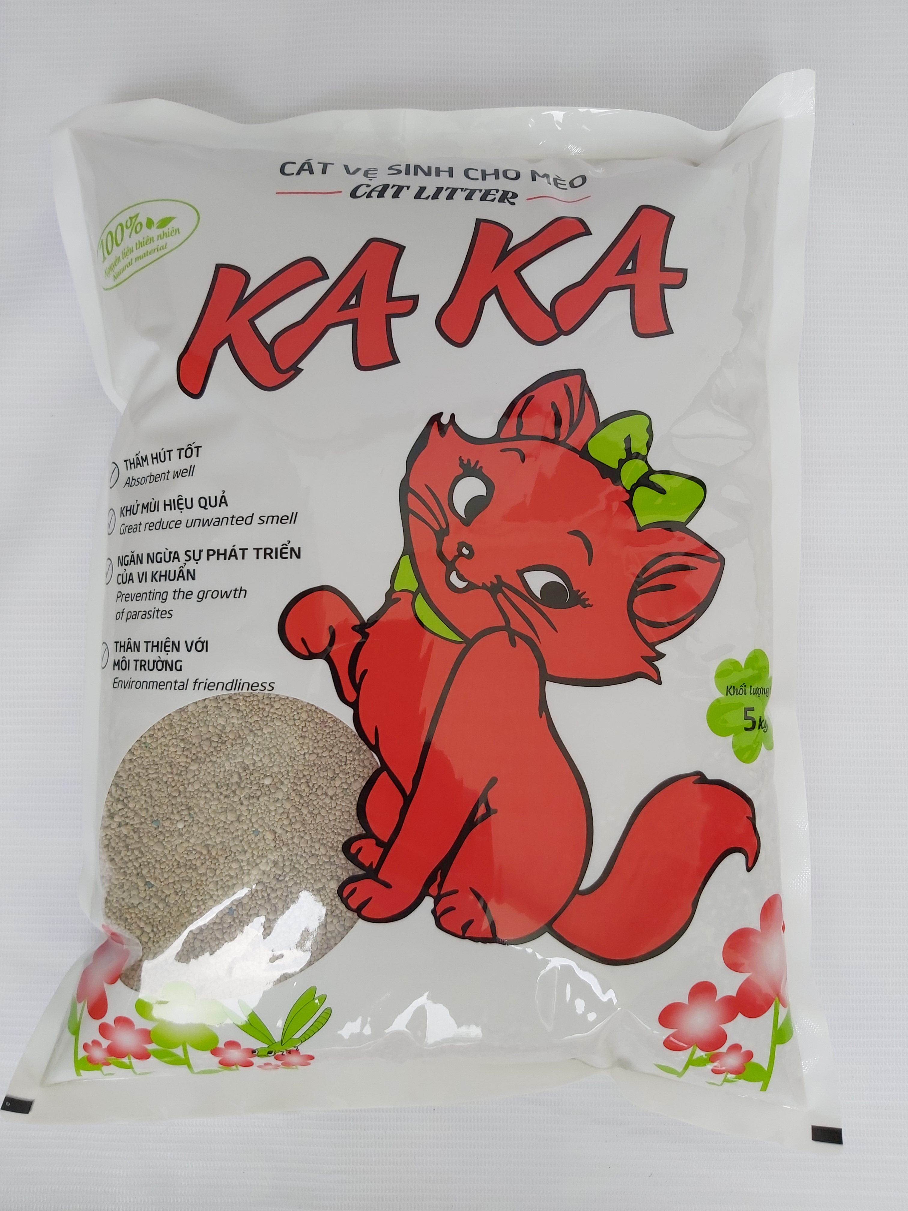 Cát mèo KAKA (hương cà phê) túi 6L