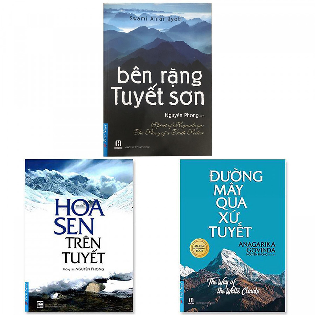 Combo 3 quyển: Bên Rặng Tuyết Sơn, Hoa Sen Trên Tuyết, Đường Mây Qua Xứ Tuyết