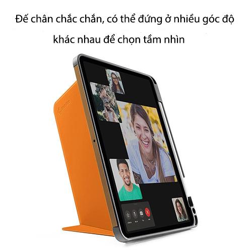 BAO DA TOMTOC TỪ TÍNH ĐA GÓC SMART-TRI SẠC KHÔNG DÂY A.PENCIL FOR IPAD 10.9-INCH