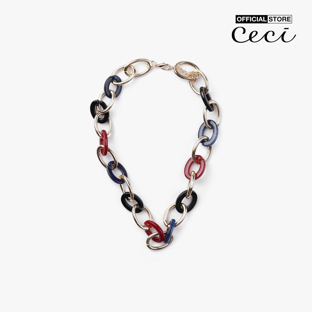 CECI - Dây chuyền nữ chuỗi xích bản to thời trang CC4-01000264-79
