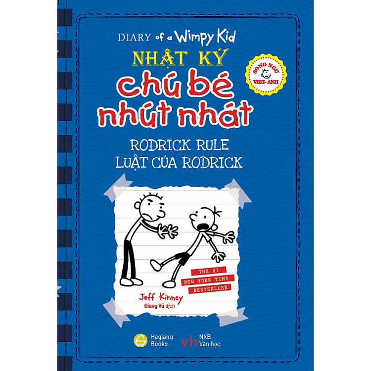 Nhật Ký Chú Bé Nhút Nhát - Tập 2: Luật Của Rodrick (Song ngữ Anh Việt)