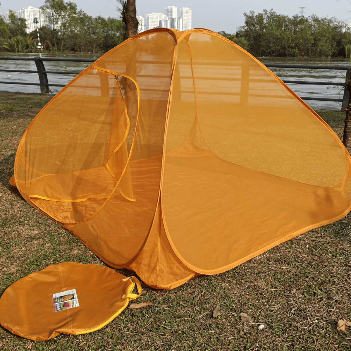 Mùng / Màn Ngủ Tự Bung 2 Mét Vuông - Dành cho 2 - 4 Người Size Lớn