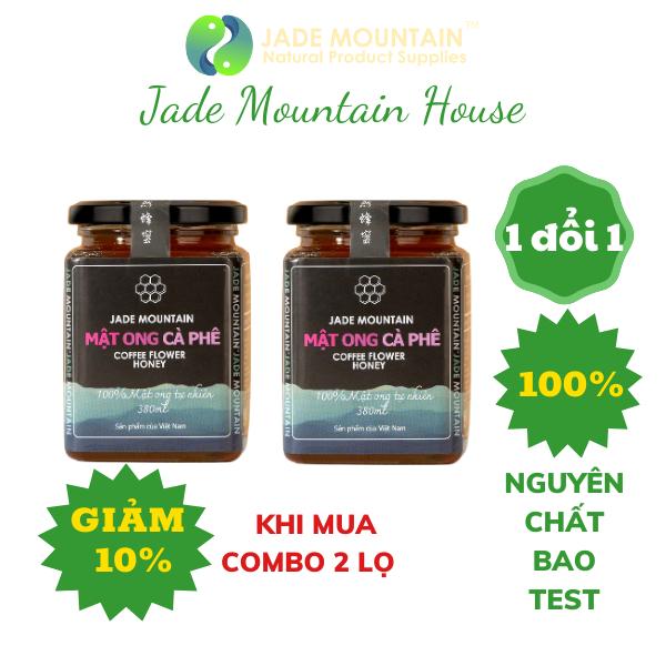 Combo 2 Mật Ong Hoa Cà Phê Jade Mountain Kết Tinh Tự Nhiên Chất Lượng Tốt 380ml