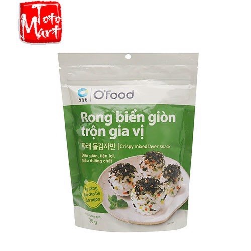Rong biển giòn trộn gia vị O'Food