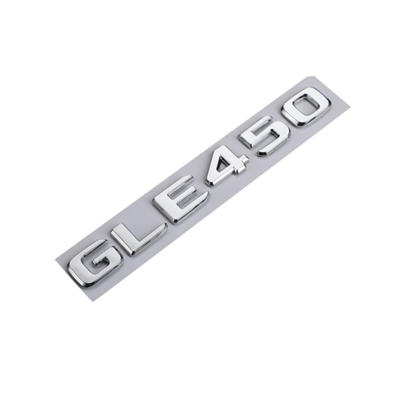 Decal tem chữ GLE450 dán đuôi xe ô tô Mercedesc trang trí