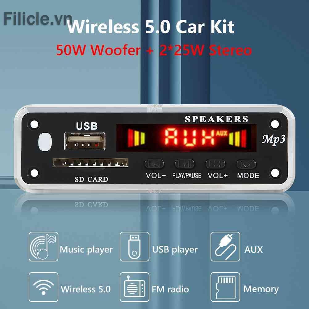 Bảng Mạch Khuếch Đại Âm Thanh MP3 2 X 25W 50W Chuyên Dụng Cho Xe Hơi
