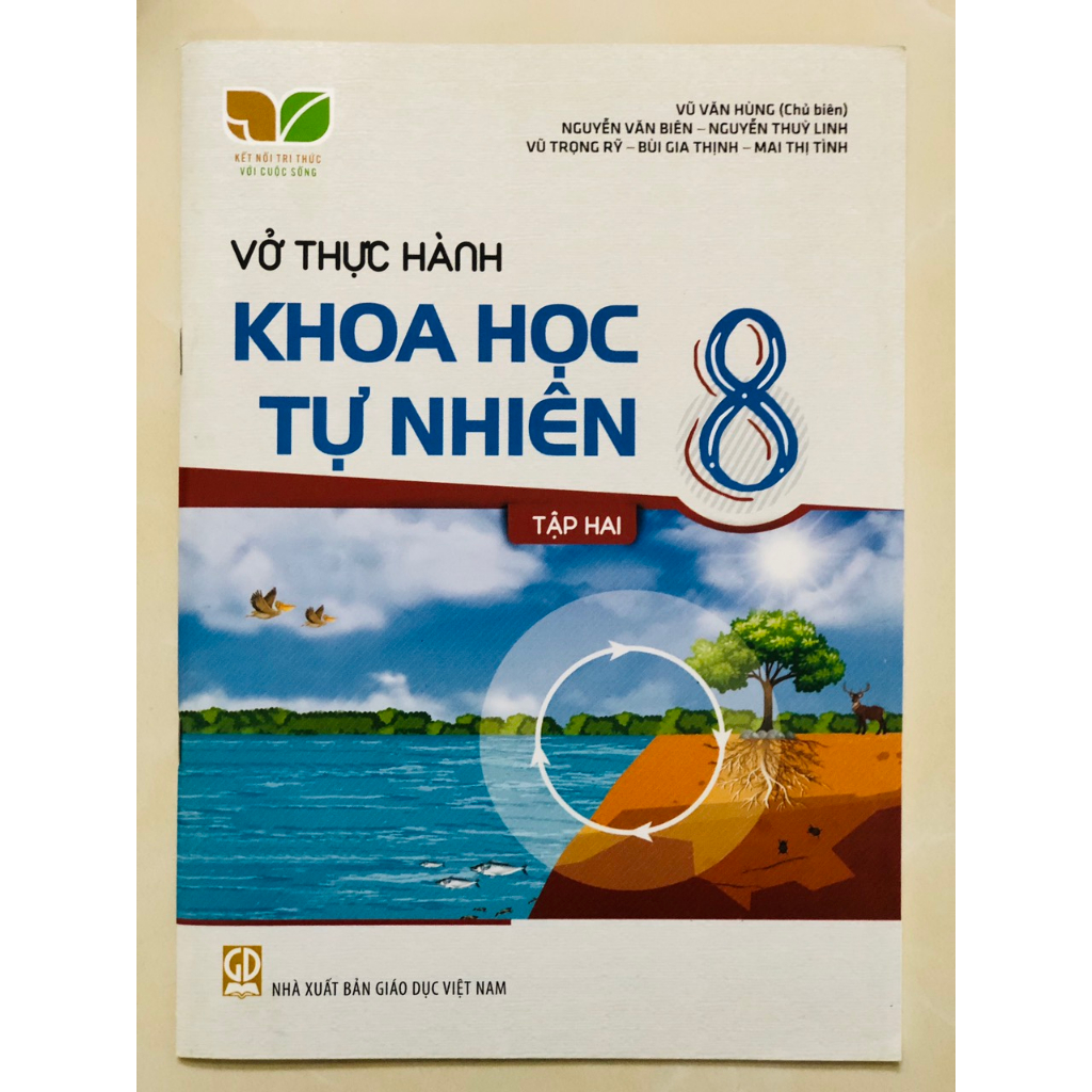 Sách - Combo Vở thực hành khoa học tự nhiên 8 - tập 1 + 2 ( kết nối )