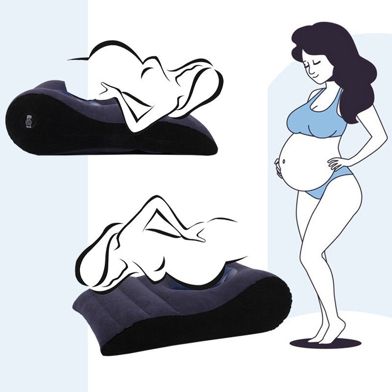 Ghế Tình Yêu Cho Bà Bầu Tặng Kèm Bơm Máy 2 Chiều. Gối Đệm Tình Nhân