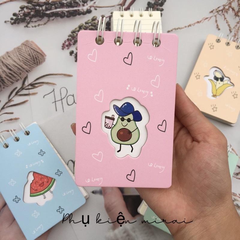 SỔ TAY HÌNH TRÁI CÂY