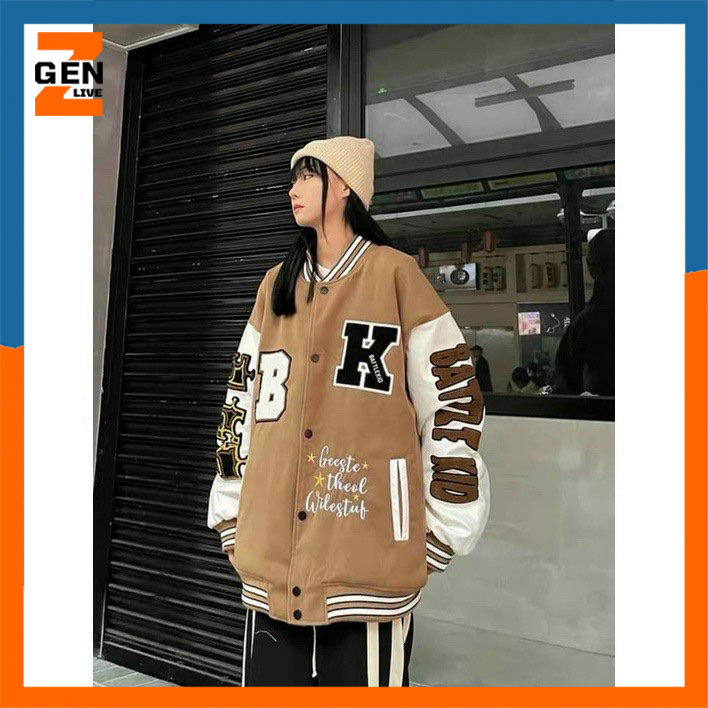 Áo bomber unisex form rộng, chất nỉ bông dày dặn, thiết kế trẻ trung năng động, phong cách Hàn Quốc - LZ FASHION - LZTP021