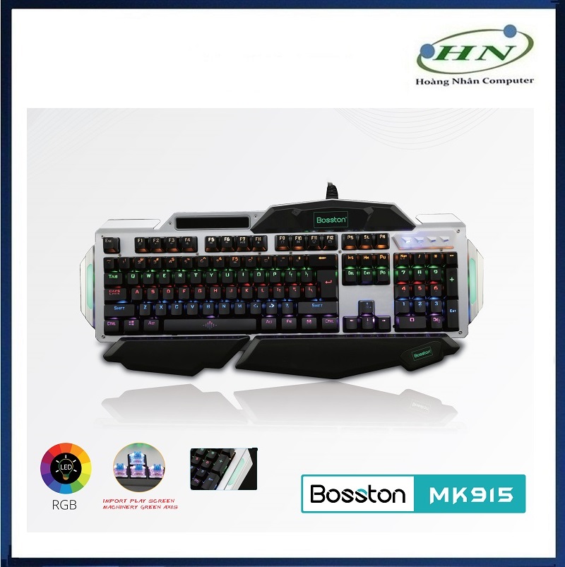 Phím Cơ Bosston MK915 Chuyên Gaming - HN - HÀNG CHÍNH HÃNG