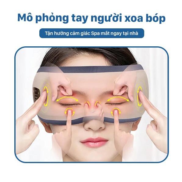 Máy Massage Mắt, Máy Mát Xa Mắt Giảm Cuồng Thâm, Thư Giãn Vùng Mắt Xoa Bóp Giảm Mỏi Mắt HY-01