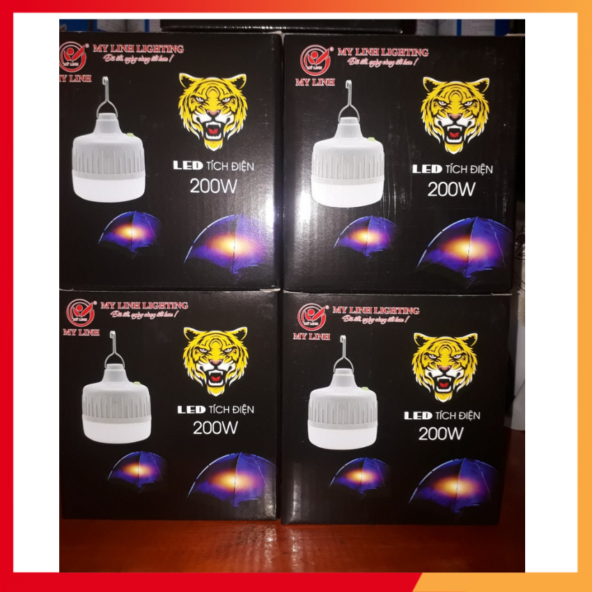 [ BAO ĐỔI TRẢ ] Bóng đèn LED sạc tích điện 200w 46 chip LED siêu bền siêu sáng