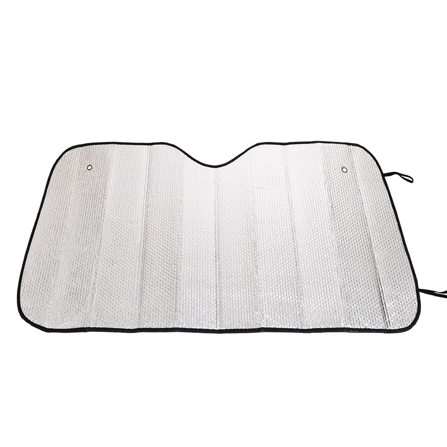 Tấm Che Nắng Ô Tô Xốp Cách Nhiệt Loại Dài Gấp Gọn Màu Lam Phủ Bạc Cho Kính Lái Và Kính Sau CIND CD-F001 (70x145cm) - Nhập Khẩu Chính Hãng