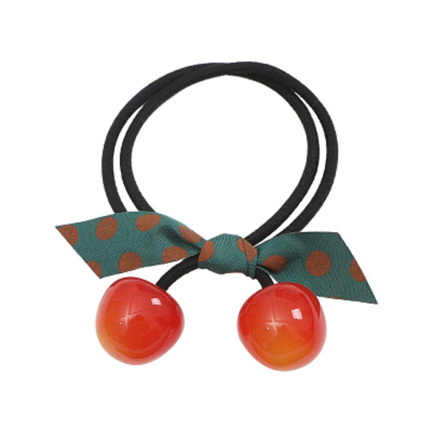 Dây buộc tóc nữ Cherry NASI dễ thương phong cách hàn quốc thun cột tóc nữ co giãn tốt phụ kiện tóc