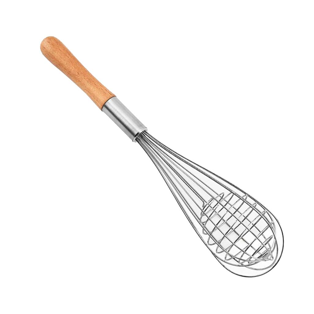 Stainless Steel Whisk Egg Beater Mixer Blender Stirrer