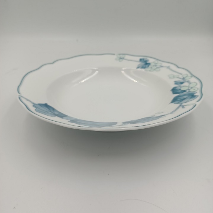 Đĩa Sứ Hoa Nho Xanh Kích Thước 20.5 CM Hàng Nhập Khẩu Cao Cấp