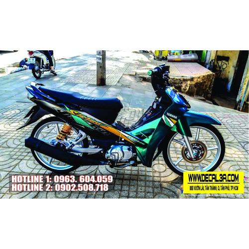 Tem rời Sirius xe xanh phối tem cham chữ Y độc đáo