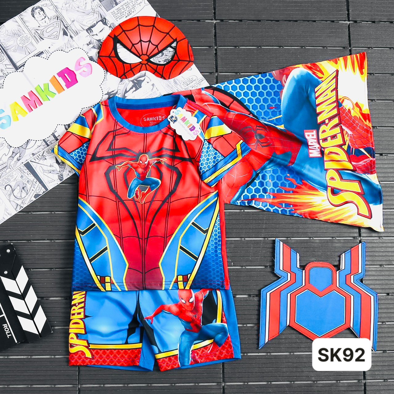 Bộ quần áo các Siêu Anh Hùng 2023 - hàng Samkids - SAH23