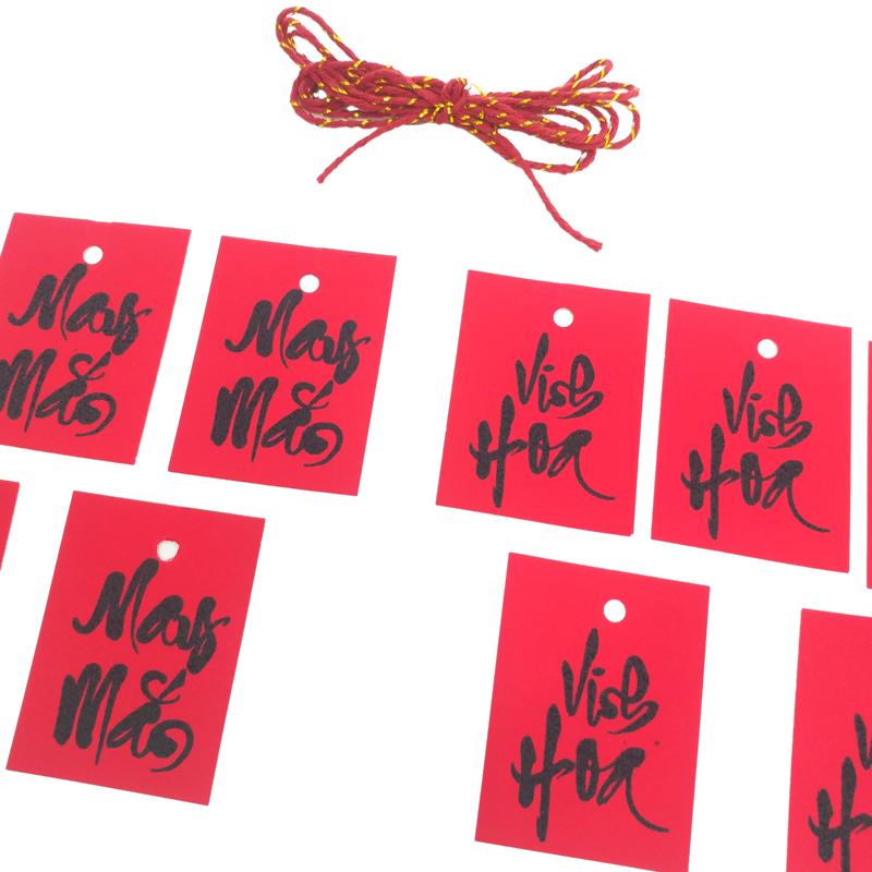 Dây Treo Thư Pháp Trang Trí Tết - Vinacraft - May Mắn &amp; Vinh Hoa