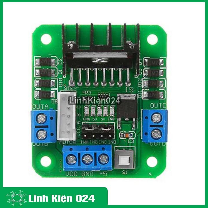 MODULE ĐIỀU KHIỂN ĐỘNG CƠ L298 XANH