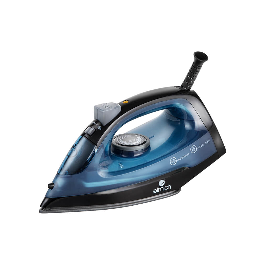 Bàn là ủi hơi nước Elmich SIE-3437OL, Hàng chính hãng, công suất 1300W, mặt đế phủ Ceramic - JoyMall