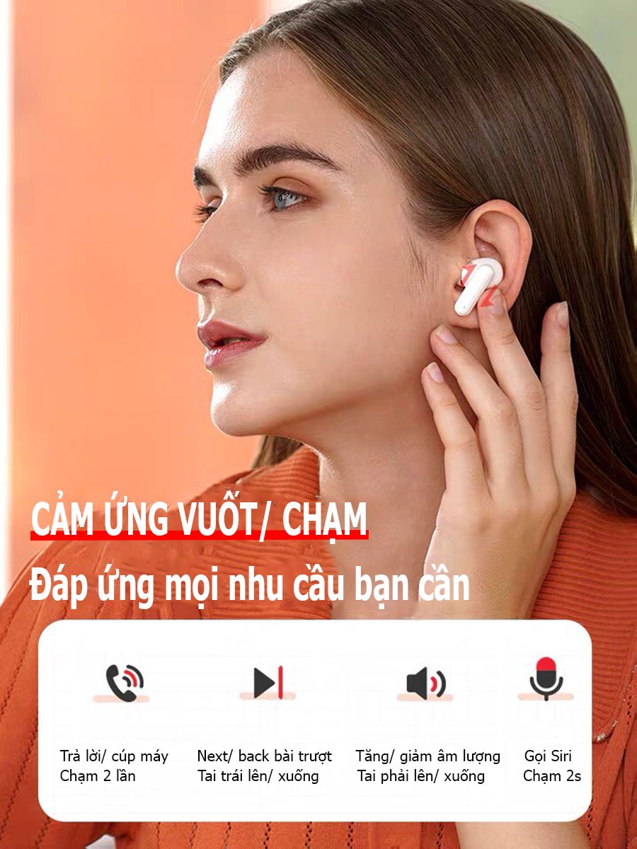 Tai nghe Bluetoooth 5.0 - Cảm ứng vuốt trượt cho trải nghiệm mới