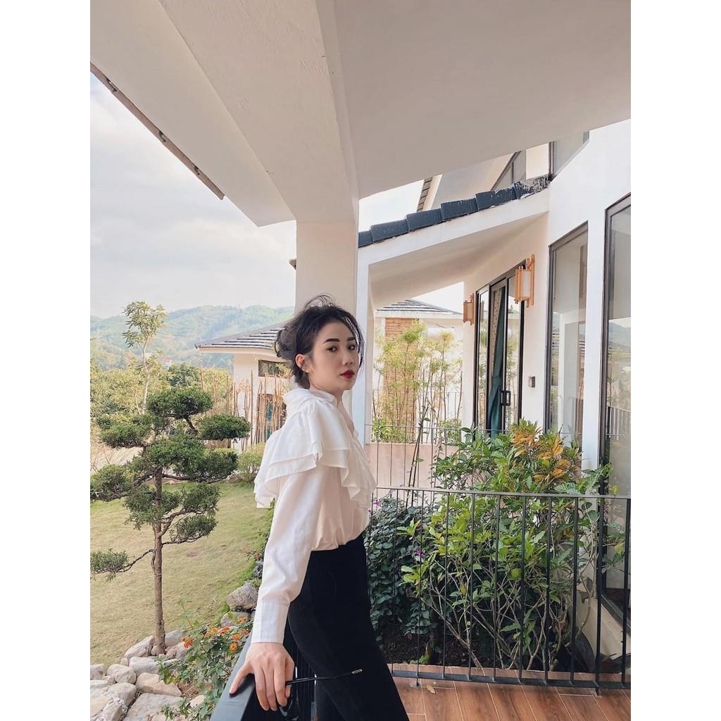 Áo Sơ Mi Nữ Bèo Ngực 2 Tầng