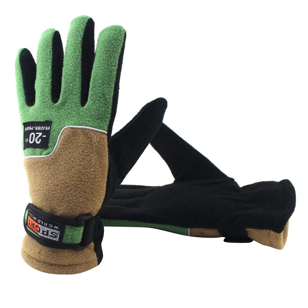 Nam Nữ Mùa Đông Găng Tay Trang Nhiệt Ấm Guantes Xe Đạp Xe Đạp Đi Xe Đạp Full Ngón Trượt Tuyết Xe Máy Motocross Color: J