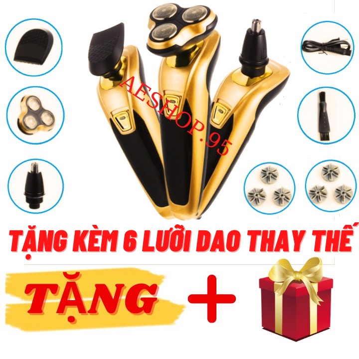 Máy cạo râu thông minh LINGKE FS3188 , máy cạo râu đa năng chống nước cao cấp