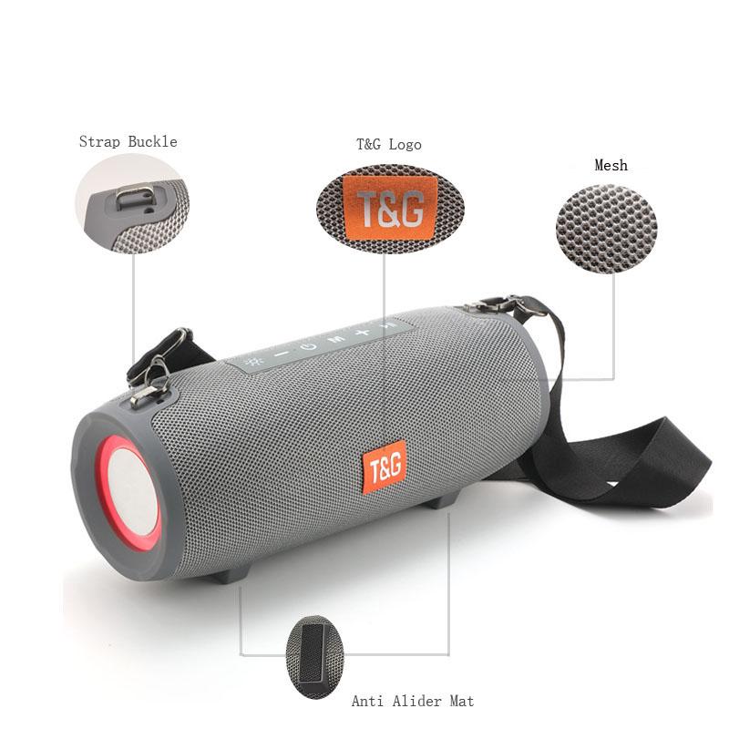 TG322 40W loa bluetooth di động 3600mAh RGB LED LED LIGHT 3D LOUDSPEAKER WIRELESS WIRELESS Subwoor Subwoor Subwor Color: Army Green Woofer Size/Full-Range Size: 3"